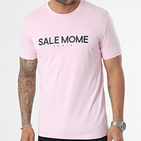 Sale Môme Paris - Maglietta Grappin Lapin Rose Noir