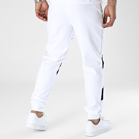 Tommy Hilfiger - Pantaloni da jogging bianchi 1472 colorblocked