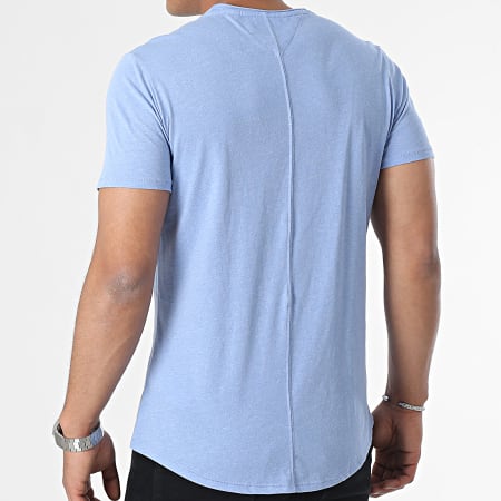 Tommy Jeans - Jaspe Slim Tee Shirt 9586 Azzurro Heather