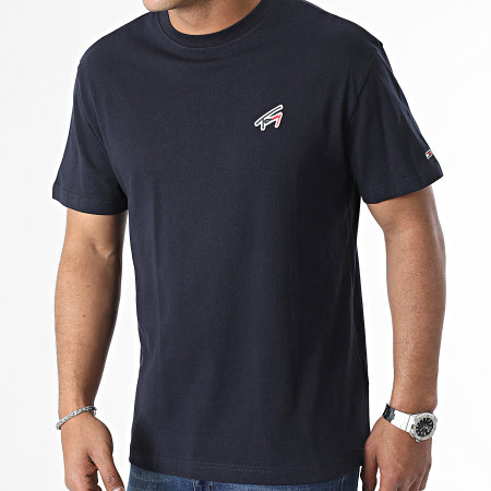 Tommy Jeans - Camiseta Classic Signature 6841 Azul marino