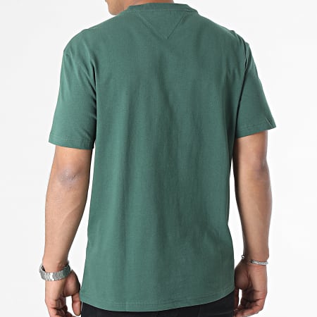 Tommy Jeans - Tee Shirt Classic Signature 6841 Vert
