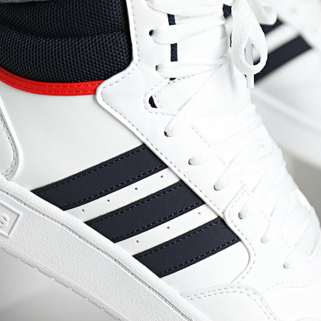 Adidas Sportswear - Hoops 3 Mid GY5543 Cloud White Collegiate Navy Red Sneakers