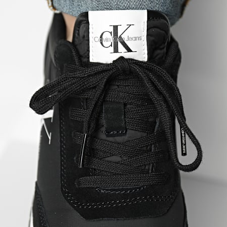 Calvin Klein - Baskets Retro Runner 0746 Black Bright White