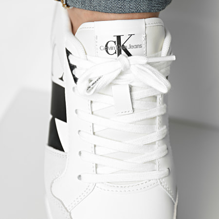 Calvin Klein - Baskets Low Profile Runner 0695 Bright White Creamy White Black