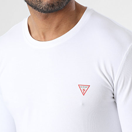 Guess - Camisa de manga larga M2YI28-J1314 Blanco