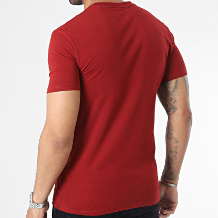 Guess - Camiseta cuello pico M2YI32-J1314 Burdeos