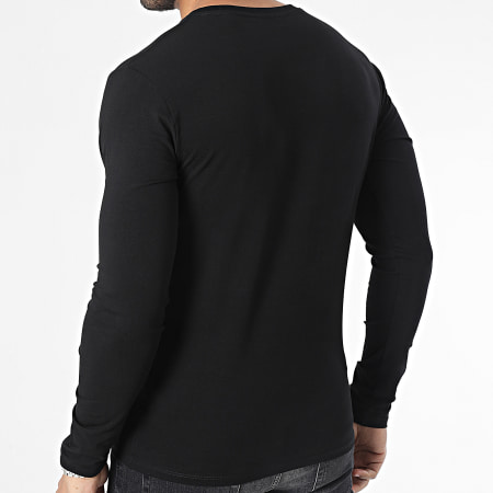 Guess - Tee Shirt Manches Longues Slim M2YI28-J1314 Noir