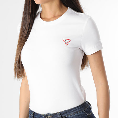 Guess - Camiseta de mujer W2YI44-J1314 Blanca