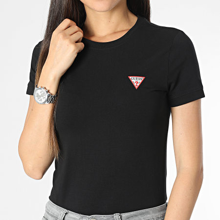 Guess - Camiseta de mujer W2YI44-J1314 Negro