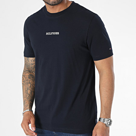 Tommy Hilfiger - Tee Shirt Monotype 1538 Bleu Marine