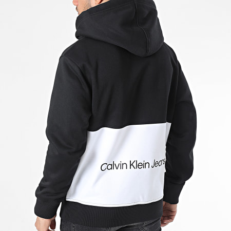 Calvin Klein - Felpa con cappuccio 3435 nero