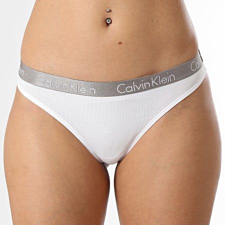 Calvin Klein - Juego De 3 Tangas Para Mujer QD3561E Negro Blanco Naranja