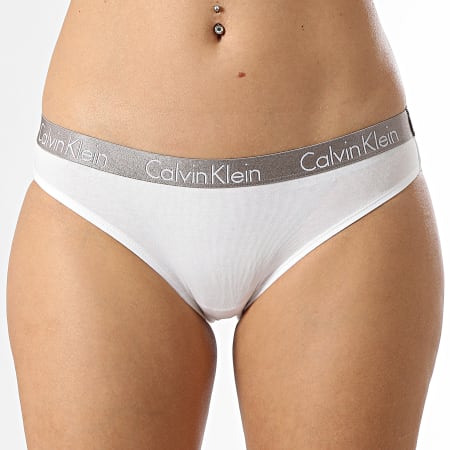 Calvin Klein - Set di 3 mutandine da donna QD3561E Nero Bianco Arancione