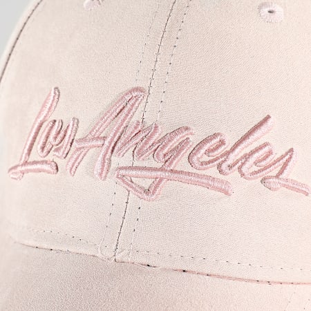 Classic Series - Cappello in pelle scamosciata rosa chiaro