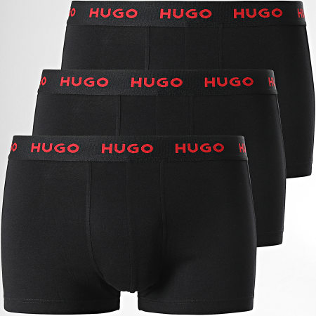 HUGO - Set di 3 boxer 50469766 nero