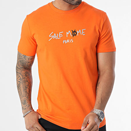 Sale Môme Paris - Tee Shirt Skeleton Orange Réfléchissant