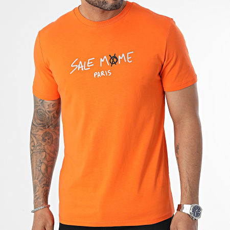 Sale Môme Paris - Tee Shirt Skeleton Orange Réfléchissant