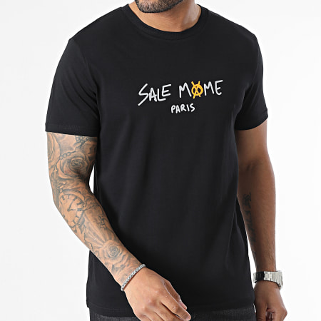Sale Môme Paris - Maglietta con scheletro riflettente nero-arancio