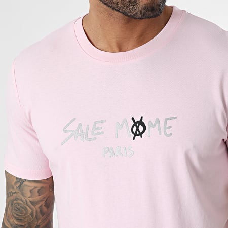 Sale Môme Paris - Tee Shirt Skeleton Rose Réfléchissant