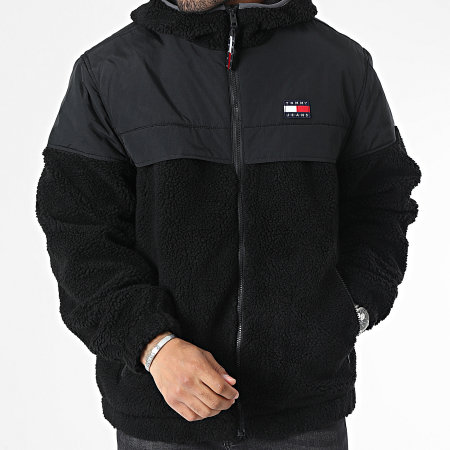 Veste Polaire Capuche Chicago Sherpa 6630 Noir