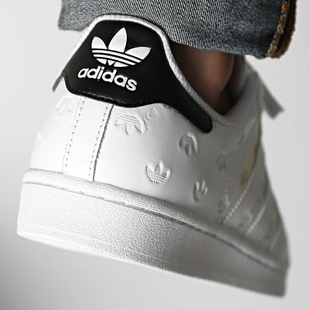 Adidas Originals - Sneaker alte Superstar HQ1936 Cloud White Core Black