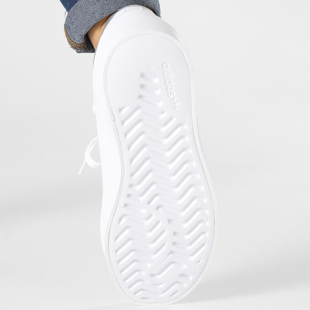 Adidas Originals - Sneaker alte Stan Smith Bonega Donna ID6979 Nuvola Bianca Argento Metallizzato Arancione