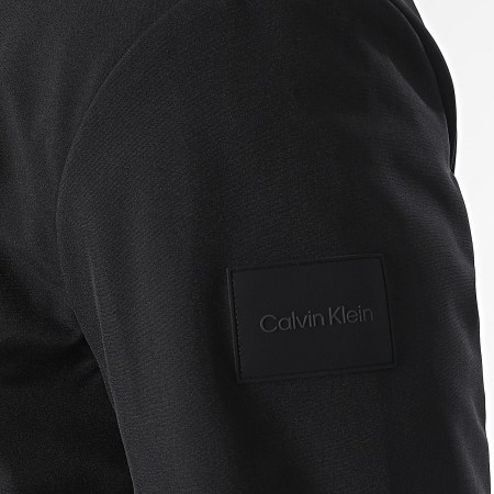 Calvin Klein - Mix Media 1460 Chaqueta Softshell negra con cremallera