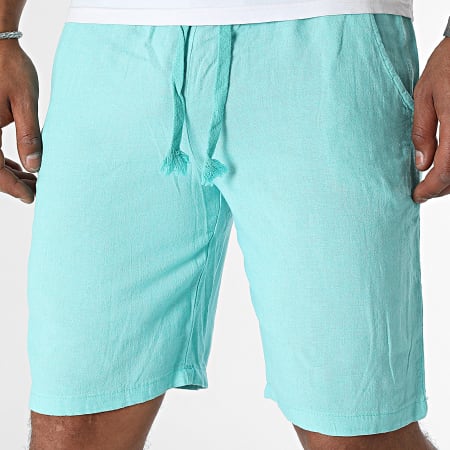 Frilivin - Pantalones cortos de jogging turquesa