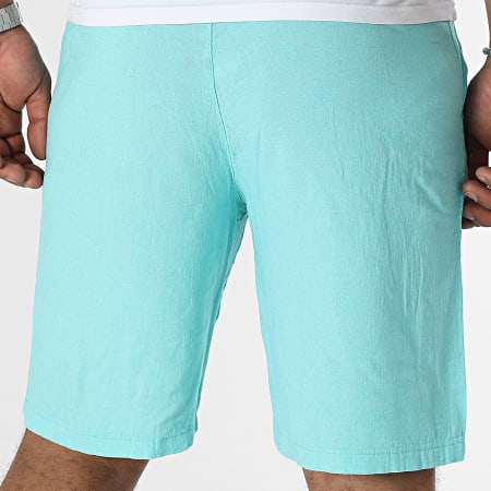 Frilivin - Pantalones cortos de jogging turquesa