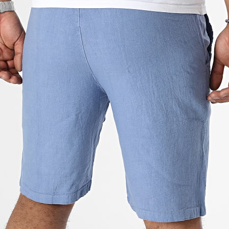 Frilivin - Pantalones cortos de jogging azul marino