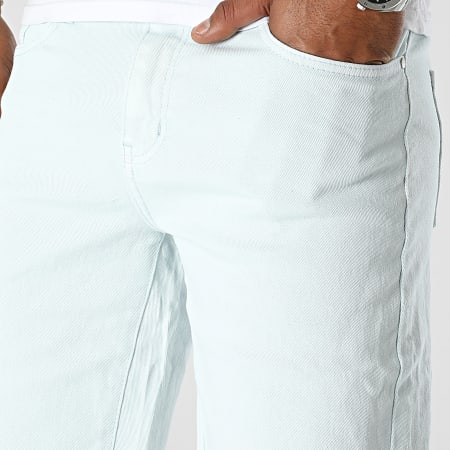 Frilivin - Pantalón corto vaquero lavado azul