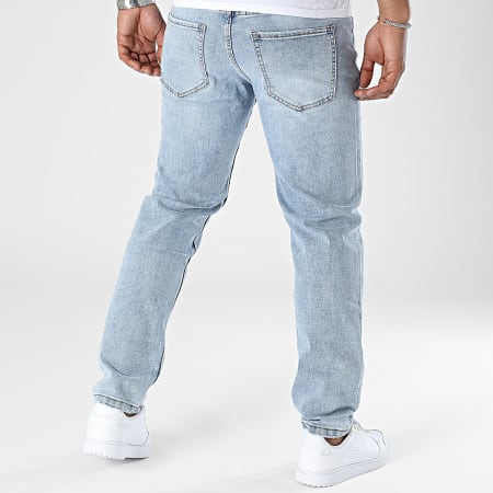 Frilivin - Jeans regolari con lavaggio blu