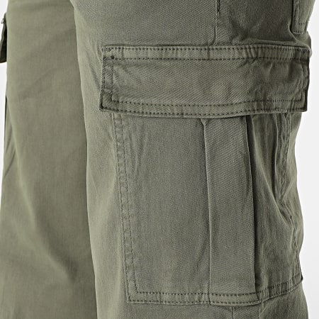 Urban Classics - Flare Cargo Pantalones Mujer TB6040 Caqui Verde