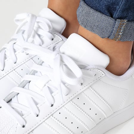 Adidas Originals - Sneaker alte Superstar da donna EF5399 Cloud White