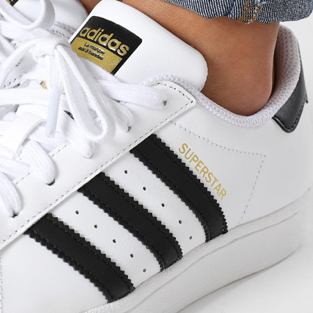 Adidas Originals - Sneaker alte Superstar donna FU7712 Cloud White Core Black