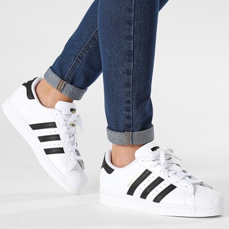 Adidas Originals - Sneaker alte Superstar donna FU7712 Cloud White Core Black