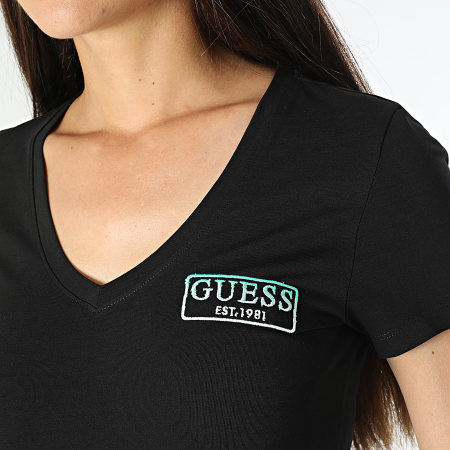Guess - Camiseta de mujer W3YI38-J1314 Negro