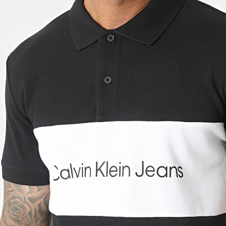 Calvin Klein - Polo a maniche corte 3815 Nero Bianco