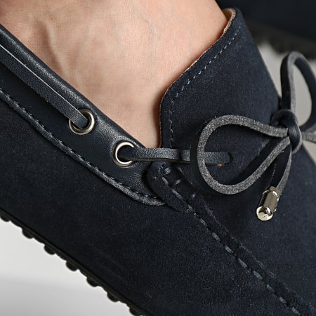 Mocassins Joyks Bleu Marine - Taille 35 / US 5 - Neufs En Boîte