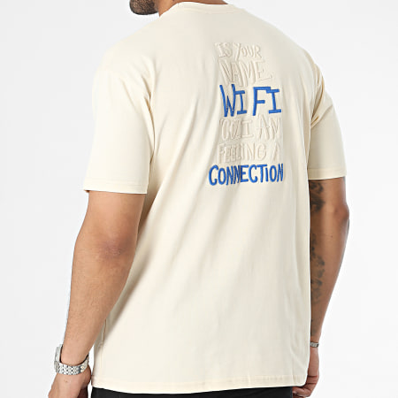 Tee-shirt beige neuf taille unique marque Chantal B (or2