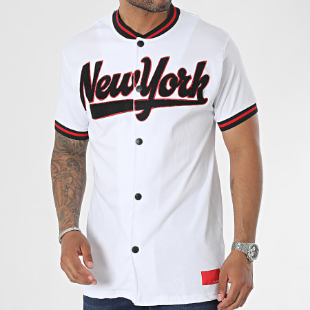 Camisa de beisbol blanca clearance