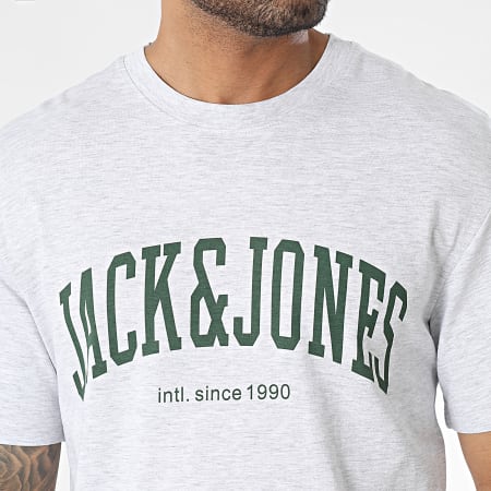 Jack And Jones - Tee Shirt Josh Gris Chiné