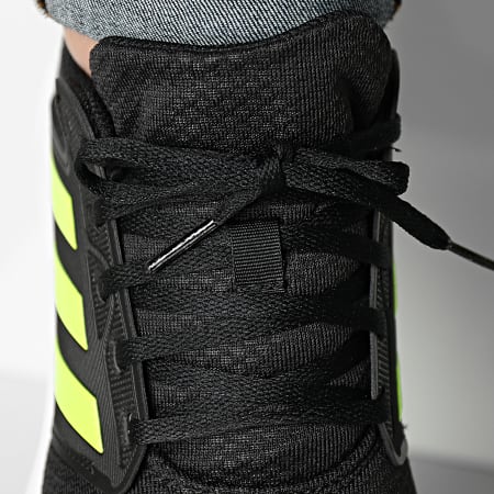 Adidas Performance - Zapatillas Galaxy 6 IE1974 Core Negro Lúcido Limón