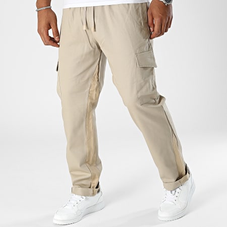 ADJ - Beige Cargo Broek