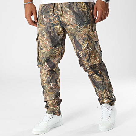 ADJ - Pantalón Cargo Beige Verde Caqui