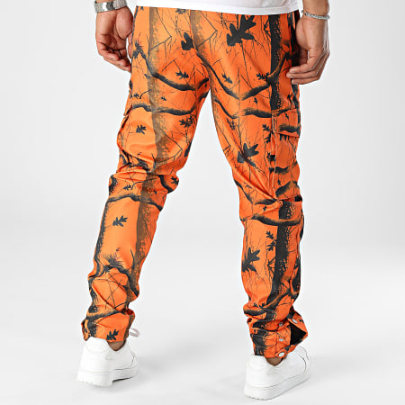 ADJ - Pantaloni cargo arancioni