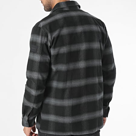 Calvin Klein - Camicia in twill a quadri 1619 nero grigio