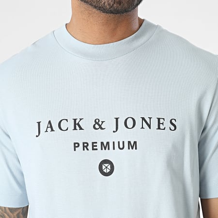 Jack And Jones - Maglietta Mason azzurra