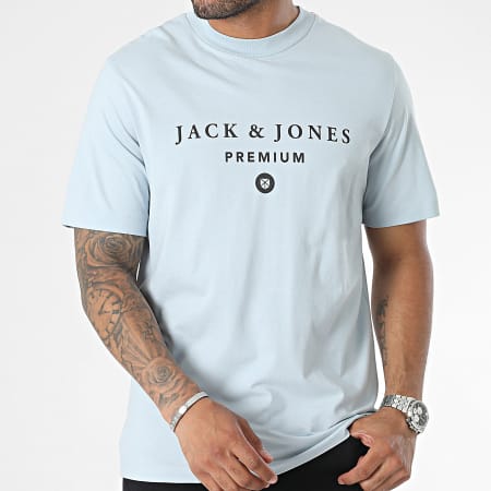 Jack And Jones - Tee Shirt Mason Bleu Clair