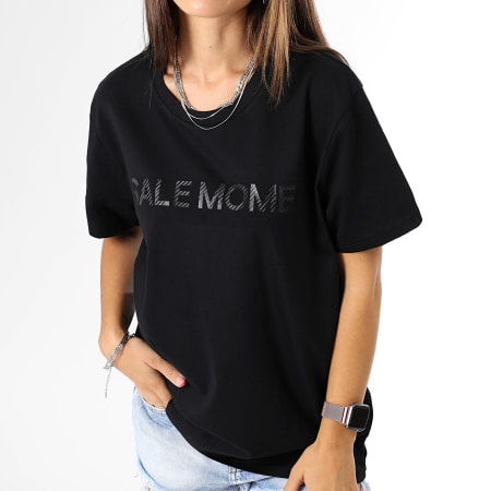 Sale Môme Paris - Tee Shirt Femme Carbone Nounours Noir Noir